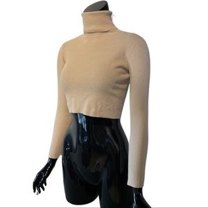 ALC knit cropped turtleneck